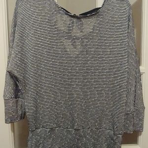 Blouse with tie back detail for evenings